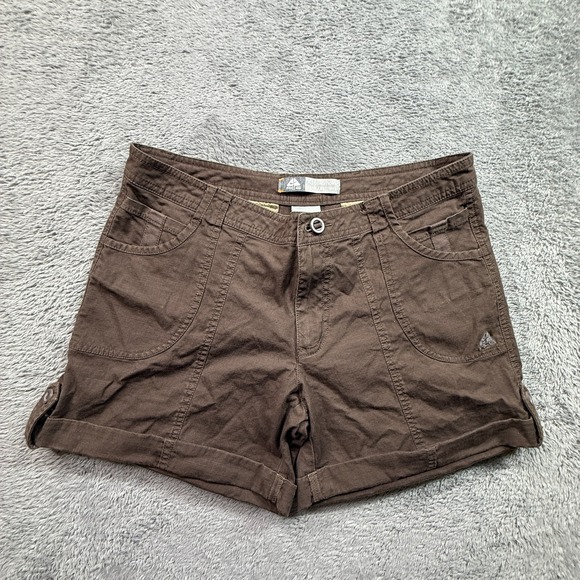 Nike Pants - Vintage Y2K Nike ACG Womens Ripstop Roll Tab Shorts Size 8 Brown Outdoor Hiking